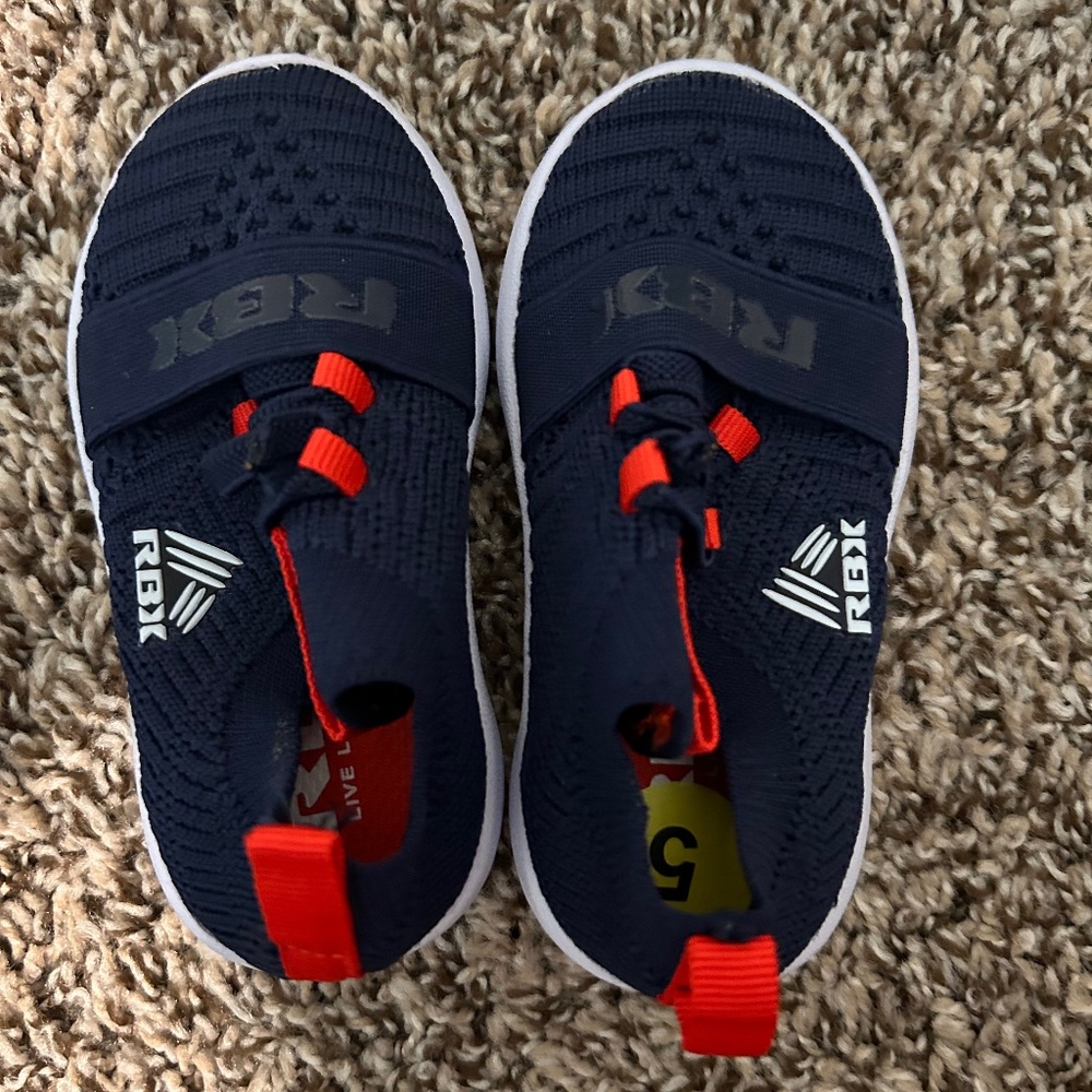 RBX Toddler Boys Knitted Slip-On Sneakers, Size 5